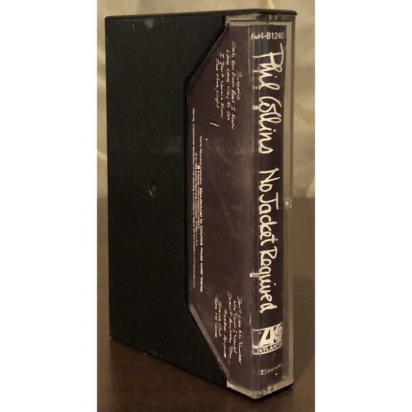 Phil Collins No Jacket Required Audio Cassette Tape 1985 Atlantic Records Music - Picture 3 of 8